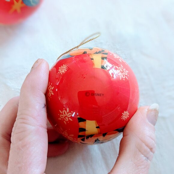 Lot of 11 Disney Winnie the Pooh Christmas Ornaments Danbury Mint Lenox Glass - Picture 6 of 11